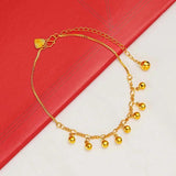 Pure Bells Chain Anklets For Women Beach Foot Jewelry Leg Chain Ankle Bracelets