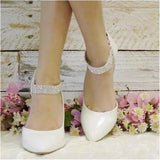 Crystal Anklet Bridal Wedding Rhinestone Chain Jewelry