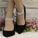 Crystal Anklet Bridal Wedding Rhinestone Chain Jewelry