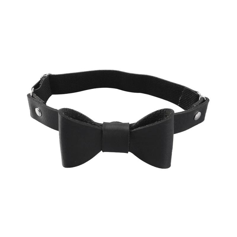 Sexy Women Bowknot PU Leather Leg Ring Garter Belt