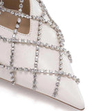 Stonefans High Heel Shoe Chain Ankle Jewelry for Women Rhinestone Anklet