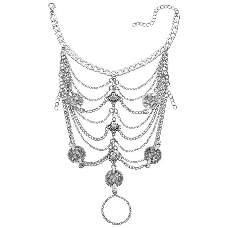 Bohemian Summer Anklets For Women Multilayered Tassel Ankle Bracelet