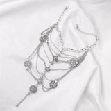 Bohemian Summer Anklets For Women Multilayered Tassel Ankle Bracelet