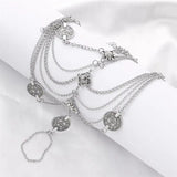 Bohemian Summer Anklets For Women Multilayered Tassel Ankle Bracelet