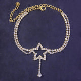 Boho Style Star Anklet Foot Chain for Women and Girls