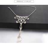 Rhinestone Beach Barefoot Sandal Anklet