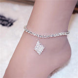 Geometric Crystal Anklets for High Heels - Sexy and Delicate Jewelry