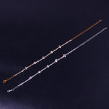 Crystal Ankle Bracelet Round Pendant Sandal Anklet