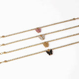 4 Pcs Butterfly Anklet Women Jewelry Crystal Foot Chain Girls Beach Tobilleras