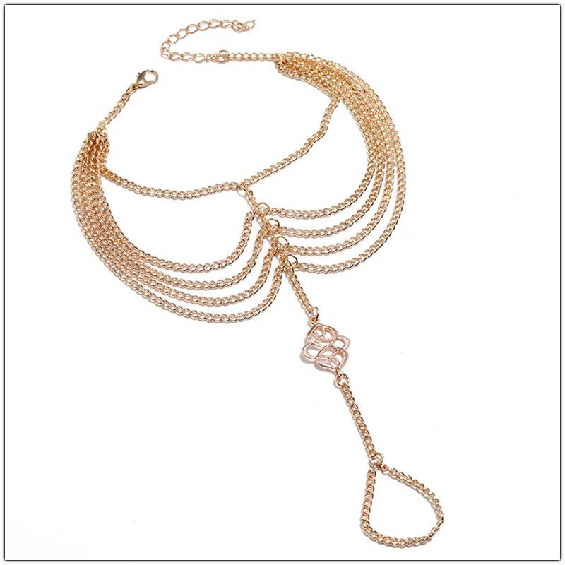 Boho Chains Clouds Knot Anklets for Women