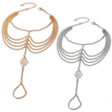 Boho Chains Clouds Knot Anklets for Women