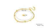 Minimalist Silver Circle Anklets For Women Geometric Metal Chain Fine Jewelry