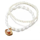 Pearl Shell Pendant Anklet Women Creative Design Girls Party Gift
