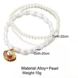 Pearl Shell Pendant Anklet Women Creative Design Girls Party Gift