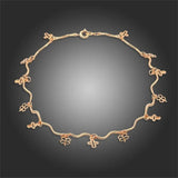 Yellow Wave Charms Anklet Bracelet Beach Foot Jewelry Women Girls