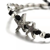 Summer Ethnic Starfish Rune Yoga Pendant Alloy Beach Anklet for Women