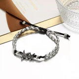 Summer Ethnic Starfish Rune Yoga Pendant Alloy Beach Anklet for Women