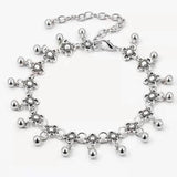 Tassel Hollow Carved Alloy Anklet for Women