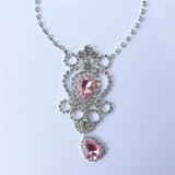 Bohemian Pink Drop Pendant Foot Chain Anklet