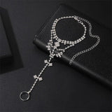 MIQIAO Crystal Toe Ring Chains Beach Sandal Accessories Ankle Bracelet Anklets