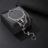 MIQIAO Crystal Toe Ring Chains Beach Sandal Accessories Ankle Bracelet Anklets
