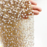 2 Yard Long Copper Clip Bead Chain Bracelet Anklet Headwear Material
