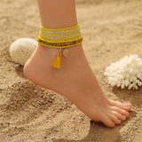 Boho Hand-weave Beaded Anklets for Women