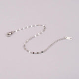Rose Stainless Steel Fish Lips Chain Anklet Beach Foot Jewelry