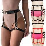 Harajuku Leather Goth Lingerie Garters Belt