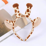 Giraffe Ears and Horns Headband Funny Animal Cosplay Hair Hoop