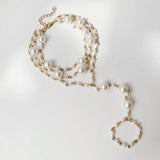 Pearl Chain Anklet Bracelet for Women Wedding Bridal Ankle Y2K