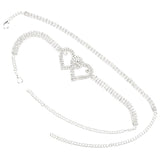 Heart Anklet Bracelet Set Summer Foot Jewelry
