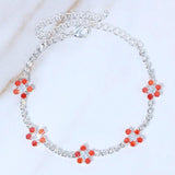 Colorful Flowers Anklets Bracelet for Women