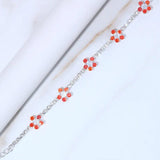Colorful Flowers Anklets Bracelet for Women