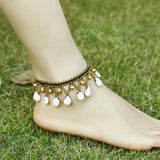 Bohemian Semi-precious Stones Beach Wind Anklet