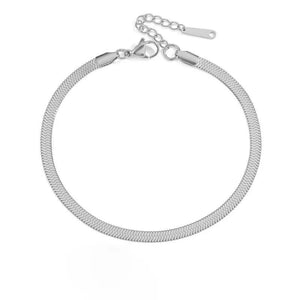 316L Stainless Steel Snake Chain Anklet For Women/Men Foot Bracelet
