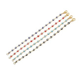 18k Plated Evil Eye Anklet Bracelet Jewelry for Women Men