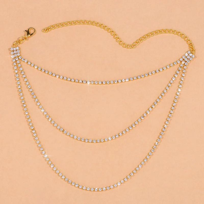 Crystal Anklet Bracelet High Heel Decor Bijoux Femme Foot Jewelry
