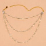 Crystal Anklet Bracelet High Heel Decor Bijoux Femme Foot Jewelry