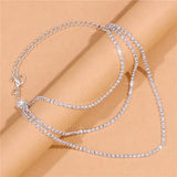 Crystal Anklet Bracelet High Heel Decor Bijoux Femme Foot Jewelry