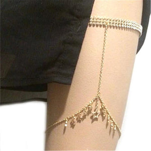 Boho Body Jewelry Tassel Thigh Chain for Women