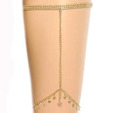 Boho Body Jewelry Tassel Thigh Chain for Women