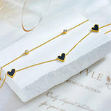 316L Stainless Steel Heart Love Anklets For Women Girl