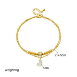 316L Heart Love Anklet for Women - Non-fading Stainless Steel Ankle Chain