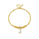 316L Heart Love Anklet for Women - Non-fading Stainless Steel Ankle Chain