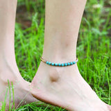 Boho Beaded Foot Chains Braided Beach Anklets
