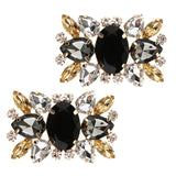 Crystal Rhinestone Shoe Clips Wedding Shoe Buckles