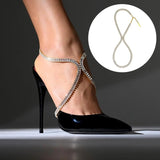 Crystal High Heel Anklet Leg Chain for Women