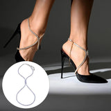 Crystal High Heel Anklet Leg Chain for Women