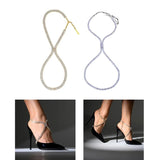 Crystal High Heel Anklet Leg Chain for Women